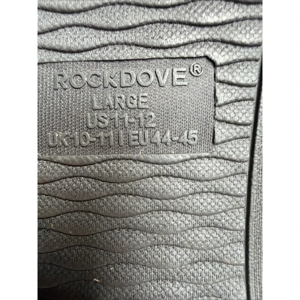 RockDove Two-Tone Memory Foam Slipper for Men, Size US 11-12 - Dark Gray/Blue